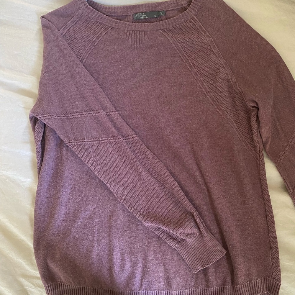 Prana long sleeve knit sweater